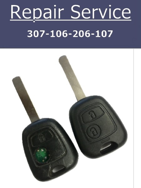 Key Fob Repair Service - Peugeot 106 107 206 307 